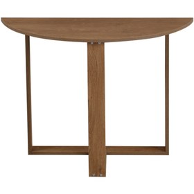 Resim PASİFİC HOME Middle Sabit Oval Masa - Koyu Meşe 
