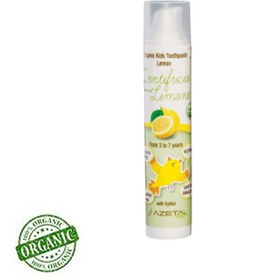 Resim Azetabio Organik Çocuk Diş Macunu Limon 3-7 Yaş 50Ml 