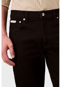 Resim Calvin Klein Erkek Jean Pantolon Siyah 
