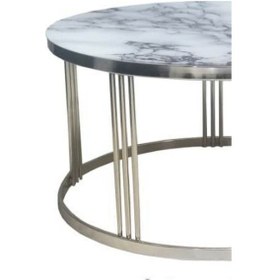 Resim Brc C Orta Sehpa Beyaz 1064 Cam Beyaz Mermer Desenli Transmisyon 