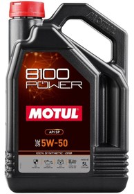 Resim Motul 8100 Power 5w50 100% Synthetıc-ester 5lt 