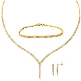 Resim 2 Sıra Sarkıt Su Yolu Altın Takı Seti St3vr8k31640 