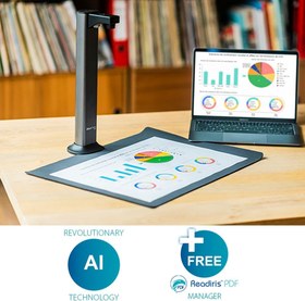 Resim Desk Pro v7 Kitap ve Belge Tarayıcı, 18MP Kamera, A3 Tarama, OCR, LED Aydınlatma 