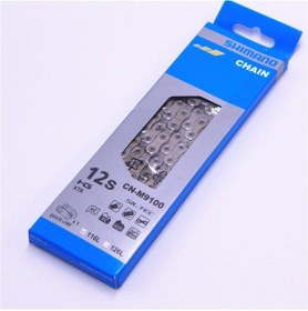 Resim Shimano Xtr Dura Ace Cn M9100 12 Vites Zincir Quıck Link 126 Bakla Gümüş 