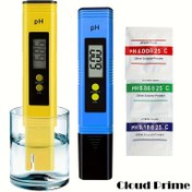 Resim Cloud Prime Taşınabilir pH Test Cihazı, 0.01 Hassasiyet ile - Su Sertliği ve İçme Suyu Kalitesi Test Kalemi, Pil ile Çalışır, Şarj Edilemez, pH Aralığı 0-14, Su Kalitesi Test Kalemi | Dijital pH Cihazı | Kompakt Boyut, Su İçin pH Cihazı 