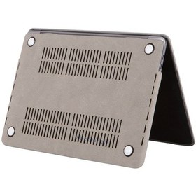 Resim Apple Uyumlu MacBook Air 13 Süet Dokulu Soft-touch Sert Kılıf İnce Hafif Darbe Koruma Kapak A2337 A2179 A1932 Gri 