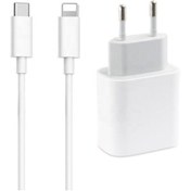 Resim Kensa Iphone 11 - 11 Pro Max Uyumlu Hızlı Şarj Aleti Seti 20w Adaptör Usb C 1 m Kablo 