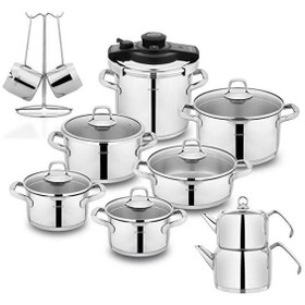 Resim Schafer Jewel Çelik 18 Parça Inox Çeyiz Seti 1S3513-29001-INX01 