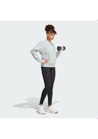 Resim Adidas Desgined For Training Warm-up Kadın Sweatshirt C-adıkd0059b30a00 Yeşil 