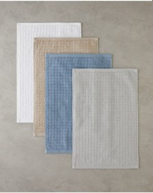 Resim English Home Chequer Pamuk El Havlusu 30x45 Cm Beyaz Beyaz 