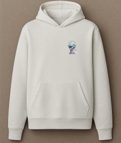 Resim Robot - Hoodie - Beyaz / XL 