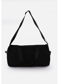 Resim İcone Bag Unisex Spor Çanta Silindir Model, Baskılı, Ön Ve İç Cepli, Yan Saplı, Ayarlanabilir Omuz Askılı Siyah 