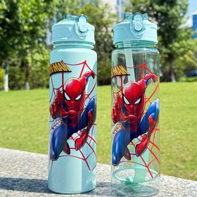 Resim 1 Adet Spiderman 27oz Su Şişesi, Sızdırmaz ve Dayanıklı, Plastik Gobelet, Outdoor Spor Bardağı, Doğum Günü Partisi Kupası, Ona Hediye, Cadılar Bayramı, Noel Hediyesi 