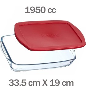 Resim Paşabahçe Kırmızı Kapaklı Borcam Seti 4 Lü 