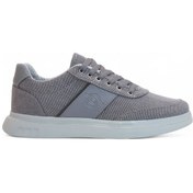 Resim 2197-dakırs Anatomik Tabanlı Erkek Keten Kumaşlı Sneakers Ayakkabı Füme 