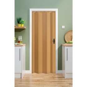 Resim Faran Dekorasyon Camsız Pvc Akordiyon Katlanır Kapı - 5 Ayrı Renk Seçeneği 
