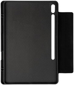 Resim PSR aksesuar Zore Border Keyboard Bluetooh Bağlantılı Standlı Klavyeli Tablet Kılıfı-Siyah Galaxy Tab S9 Plus ile uyumlu 