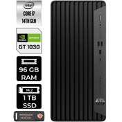 Resim HP Pro Tower 400 G9 i7 14700 96GB 1TB SSD GT1030/4GB FDOS Masaüstü Bilgisayar & PER4 USB Bellek 