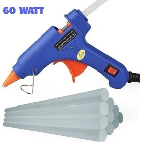 Resim BarkoFix 60 W Profesyonel Sıcak Silikon Tabancası 10'lu Silikon Çubuk 