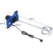 Resim Staxx Power 6 Kademe Devir Ayarlı Elektrikli Boya ve Harç Karıştırıcı Mikser 2400W 