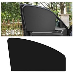 Resim Isı Yalıtımlı Opak Vinil Kaplı Manyetik Araba Perdeleri, Stil: Tam Karartma Ana Sürücü 