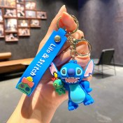 Resim Baijiafu2 Yeni Çizgi Film Animasyon Stitch Serisi Yumuşak Kauçuk Anahtarlık Bebek Çantası Kolye Anahtarlık Küçük Hediye (Yurt Dışından) 
