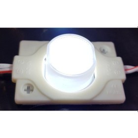 Resim 1.5w Beyaz Tek Mercekli 12 Volt Modül Led - 10 Adet 