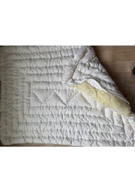 Resim Yün Bebek Yorganı Beyaz 