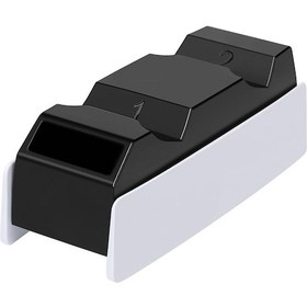 Resim Lemestar Ps5 Oyun Kolu İki Liç Şarj Aleti - Hızlı 2 Saat Tam Dolu - Güvenli Abs Dual Şarj Standı 16x6.4cm 