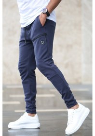 Resim Madmext Basic Lacivert Eşofman 4207 Lacivert 