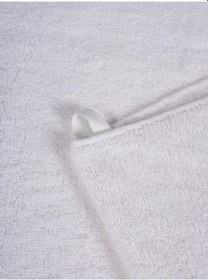 Resim Banyo Havlusu Tekli Pamuk Bale Beyaz 