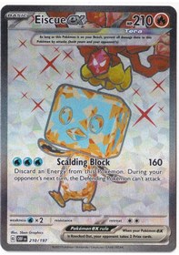 Resim Eiscue Ex 210 - Pokemon Obsidian Flames - Pokemon Kartı Mint 