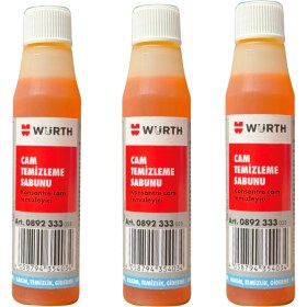 Resim Würth Konsantre Cam Suyu Kir Ve Leke 32 Ml 3 Lü Set 