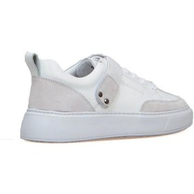 Resim Hammer Jack Bonde Hakiki Deri Beyaz Kadın Spor Ayakkabı 102 23515-z-beyaz Beyaz 