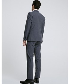 Resim D's Damat Ds Damat Slim Fit Gri Yünlü Travel Takim Elbise 4he05ob35577m Gri 