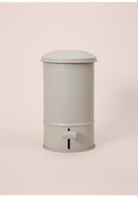 Resim The Mia Stripe Mutfak Ve Banyo Çöp Kovası Bej 5 Lt Bej 