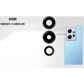 Resim Xiaomi Uyumlu Redmi Note 12 Kamera Lens 