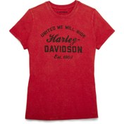 Resim Harley Davidson Harley-davidson Women's Forever Metropolitan Relaxed Graphic Tee 