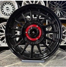Resim 16 İnç 4x108 Motorsport Fiesta Corier Uyumlu Siyah Jant 4 Adet 