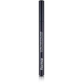 Resim Flormar Ultra Thin İnce Keçe Uçlu Mat Kalem Eyeliner 001 Black 