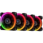 Resim Gameforce 4In1 Kumandalı Rgb Fan 4Lü Set 4X120Mm Kasa Fanı 