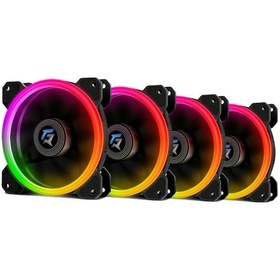 Resim Gameforce 4In1 Kumandalı Rgb Fan 4Lü Set 4X120Mm Kasa Fanı 