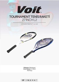 Resim Voit Tournament Pro Tenis Raketi 27 Inch L2 Fosfor 