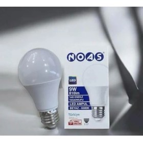 Resim Pelikan Led Noas 9 Wat %85 Enerji Tasarruflu LED Ampul BEYAZ-6500K En Az 10 Adet Sipariş Verilir 