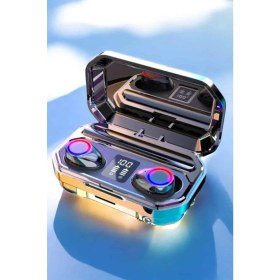 Resim Techno Stock Kablosuz Bluetooth Kulaklık Dijital Göstergeli Uzun Pil Ömrü 