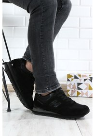 Resim Hammer Jack Erkek Siyah Hakiki Deri Spor Ayakkabı Siyah - Füme 