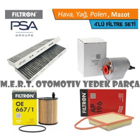Resim Citroen Ds5 1.6 E-Hdi Filtre Bakım Seti 2011-2013 