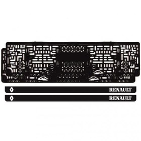 Resim Lazer Kesim -Renault Logolu- Takmatik Plakalık 
