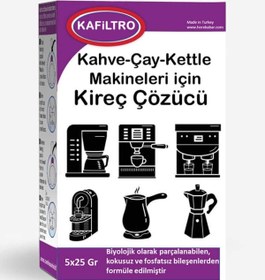 Resim Kafiltro - Ev Tipi Kahve Makineleri Kireç Temizleyicisi | 5 Adet 