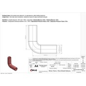 Resim IBRAS 65792 3 KAT POLYESTERLİ SİLİKON Q 45MM 15CM x 15CM DİRSEK H 
